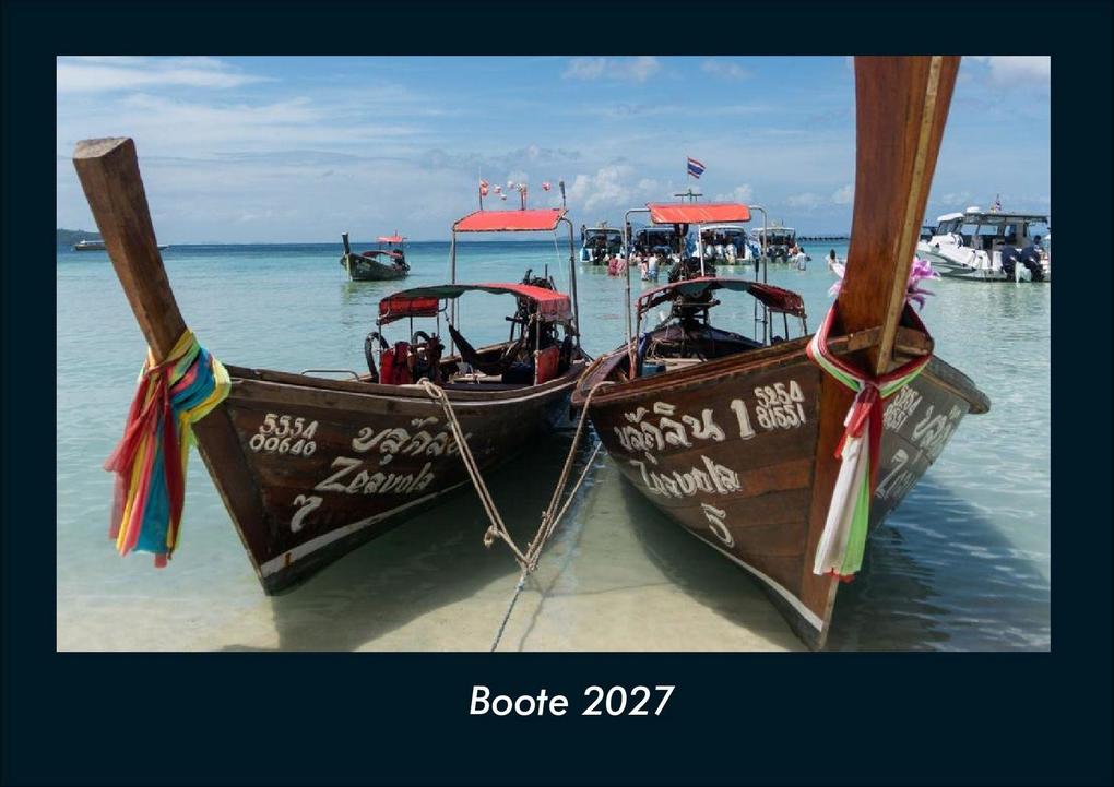 Boote 2027 Fotokalender DIN A4