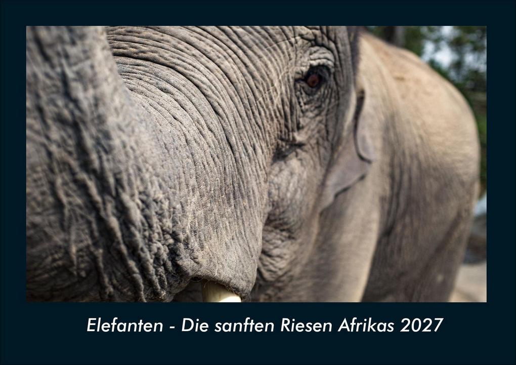 Elefanten - Die sanften Riesen Afrikas 2027 Fotokalender DIN A4
