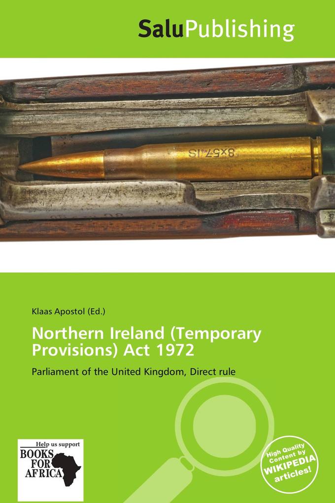 Northern Ireland (Temporary Provisions) Act 1972