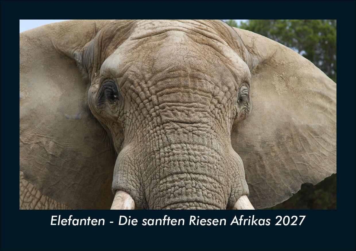 Elefanten - Die sanften Riesen Afrikas 2027 Fotokalender DIN A5