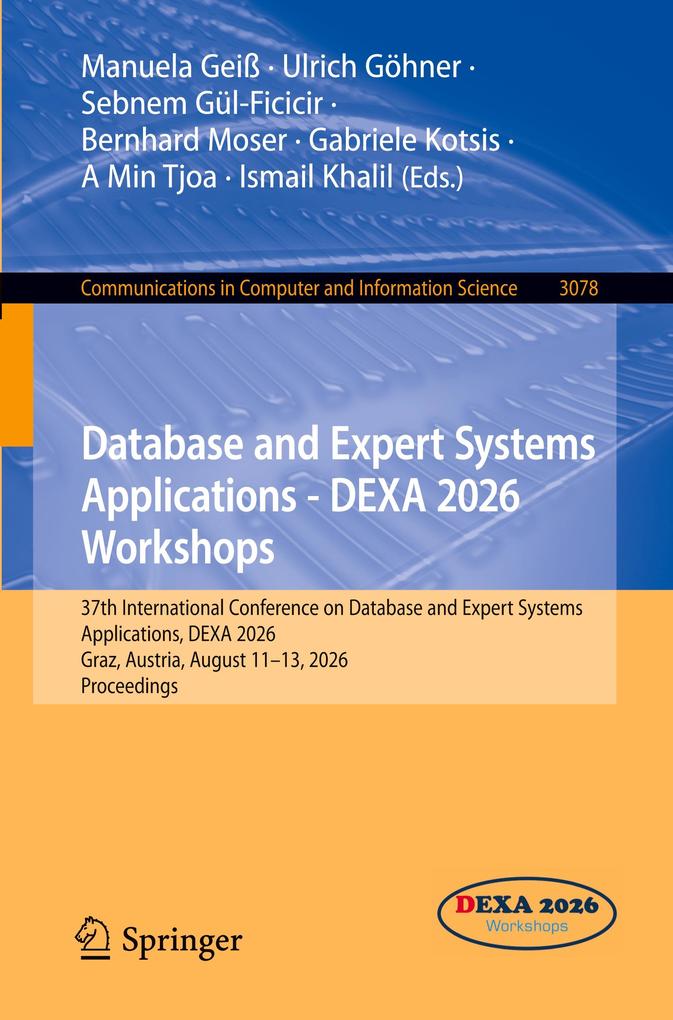 Database and Expert Systems Applications - DEXA 2026 Workshops