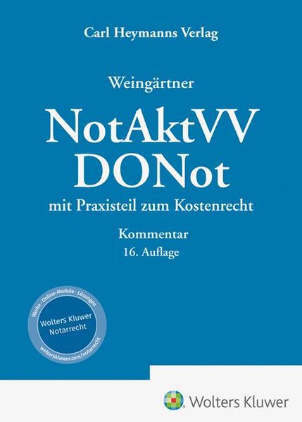 Weingärtner NotAktVV / DONot-Kommentar