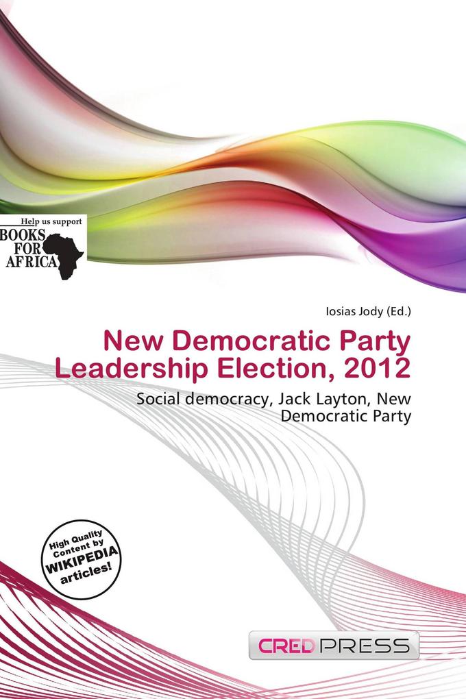 New Democratic Party Leadership Election 2012