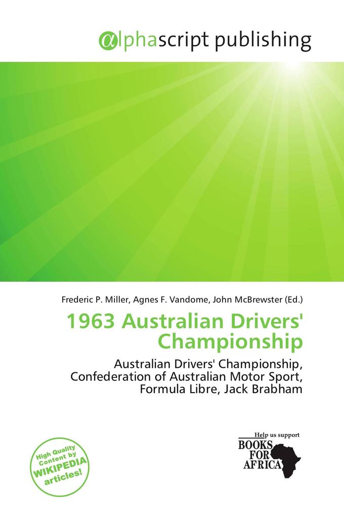 1963 Australian Drivers' Championship