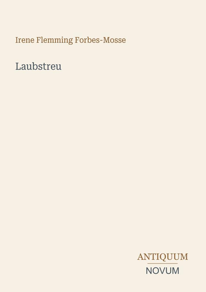 Laubstreu