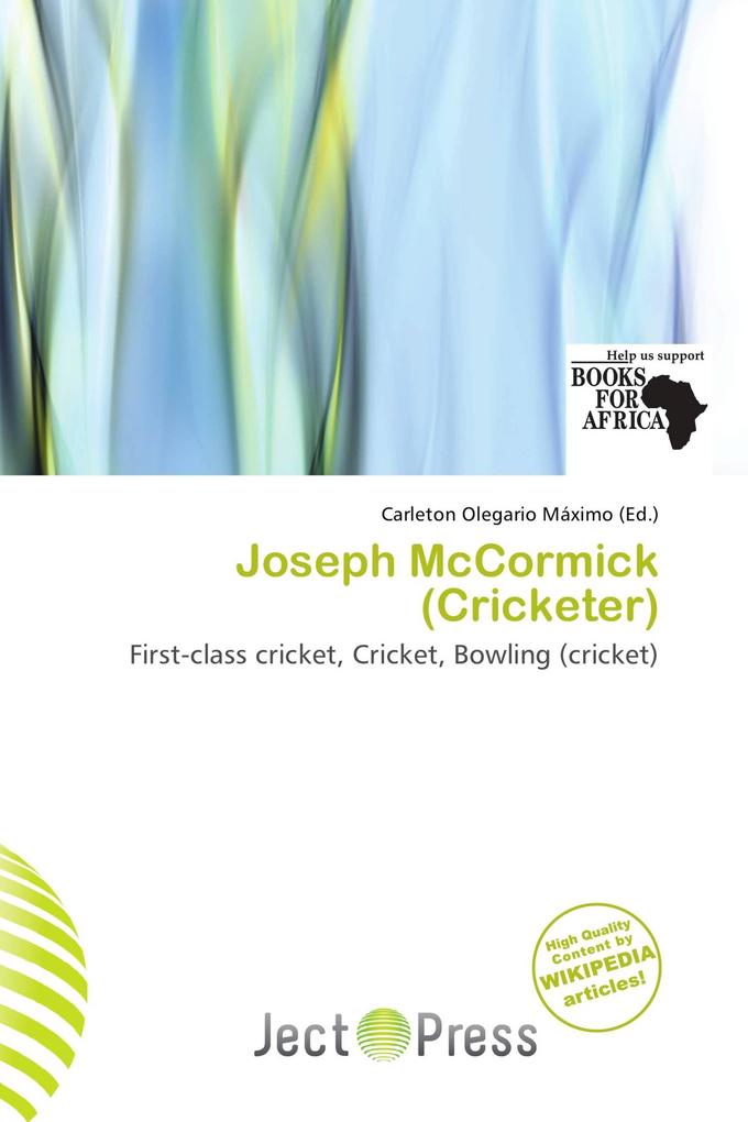 Joseph McCormick (Cricketer)