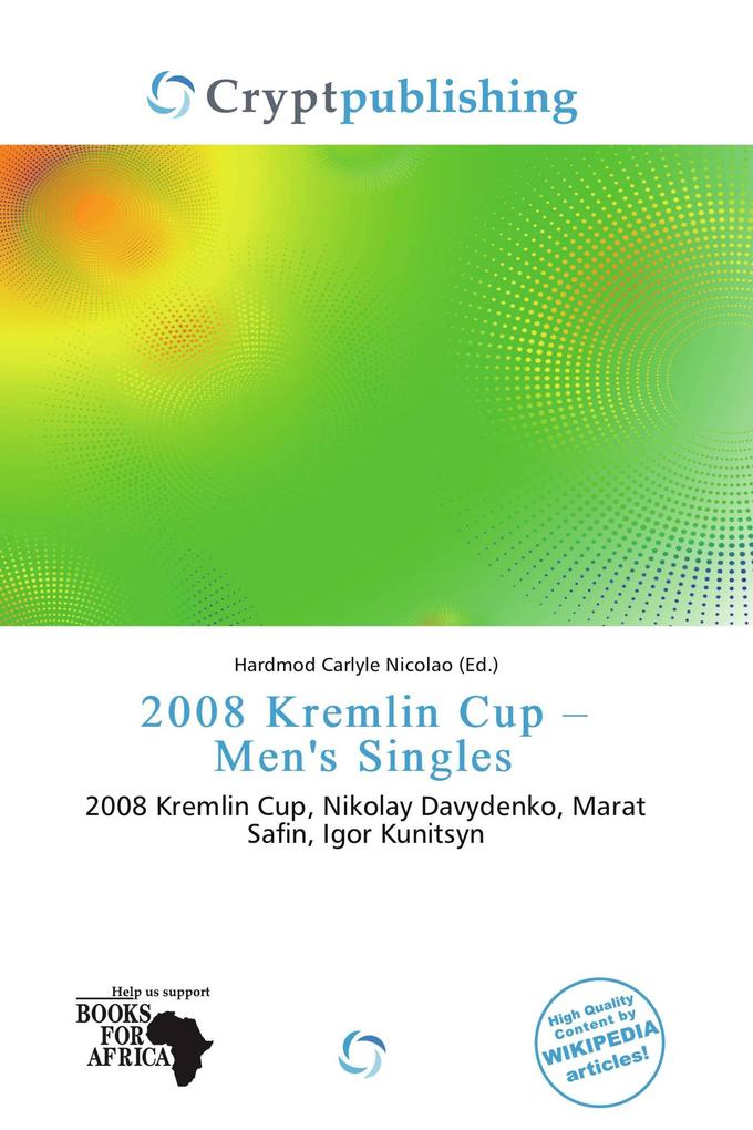 2008 Kremlin Cup - Men's Singles
