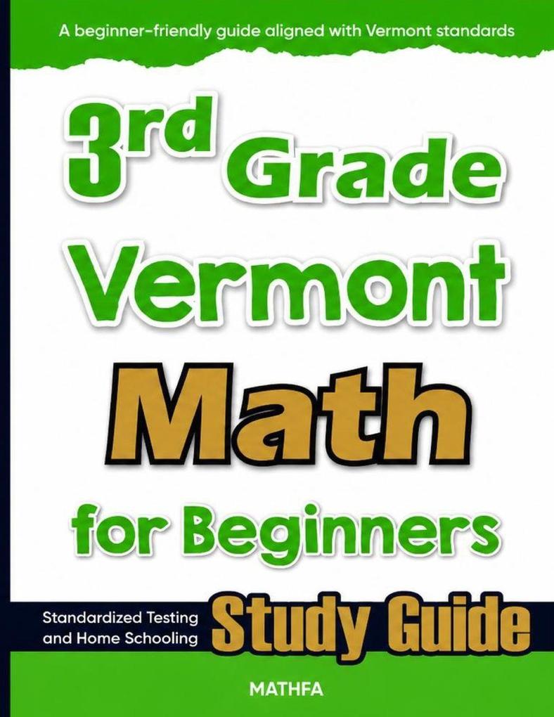 3rd Grade Vermont Math for Beginners