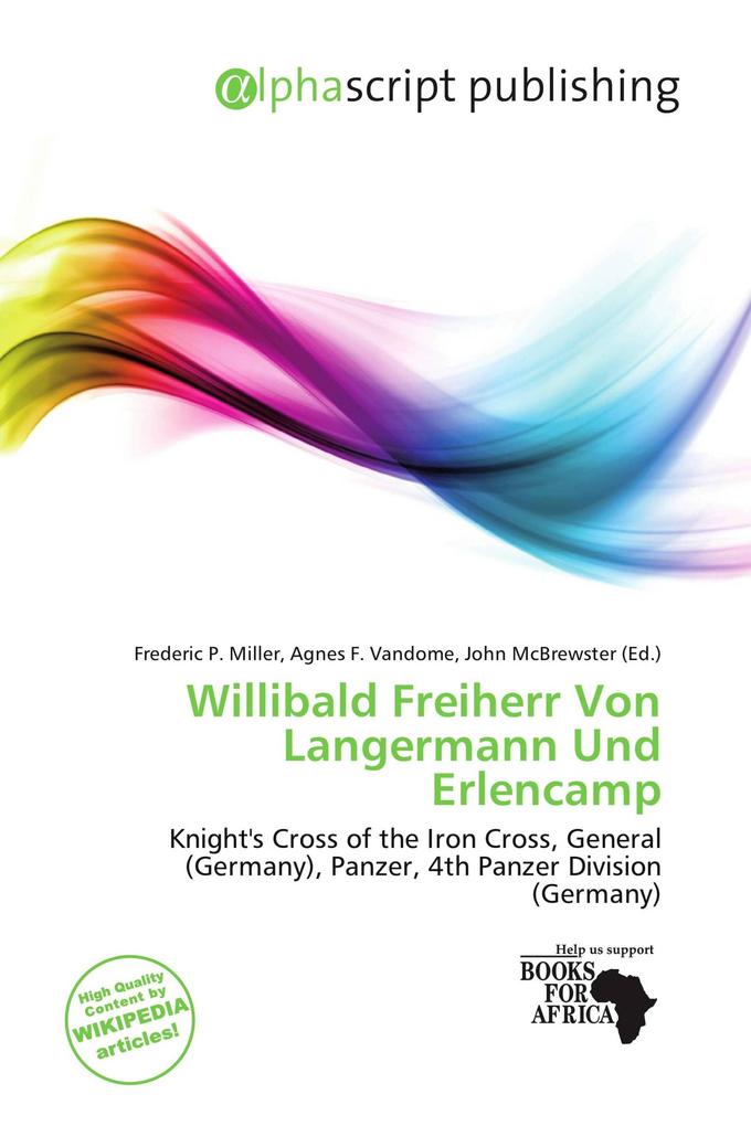 Willibald Freiherr Von Langermann Und Erlencamp