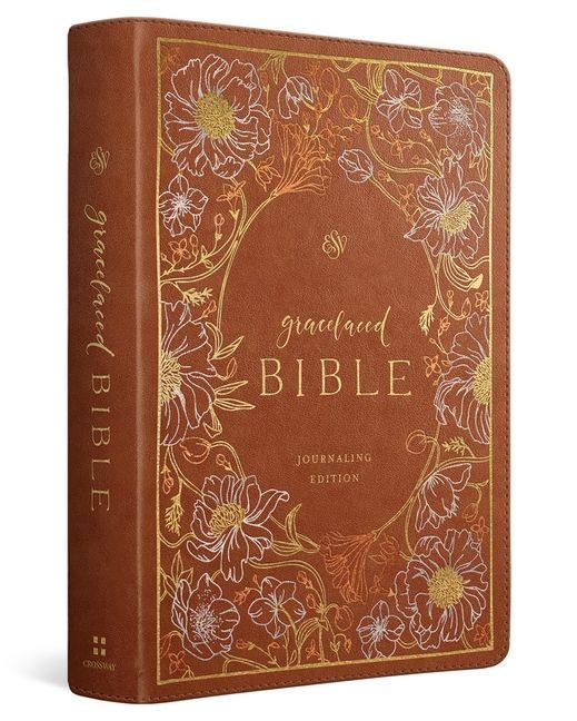 ESV Gracelaced Bible Journaling Edition (Artwork by Ruth Chou Simons) (Trutone English Saddle)