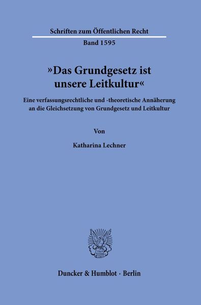 'Das Grundgesetz ist unsere Leitkultur'