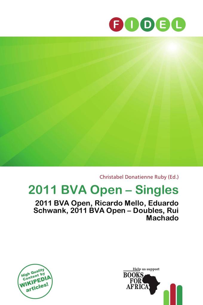 2011 BVA Open - Singles