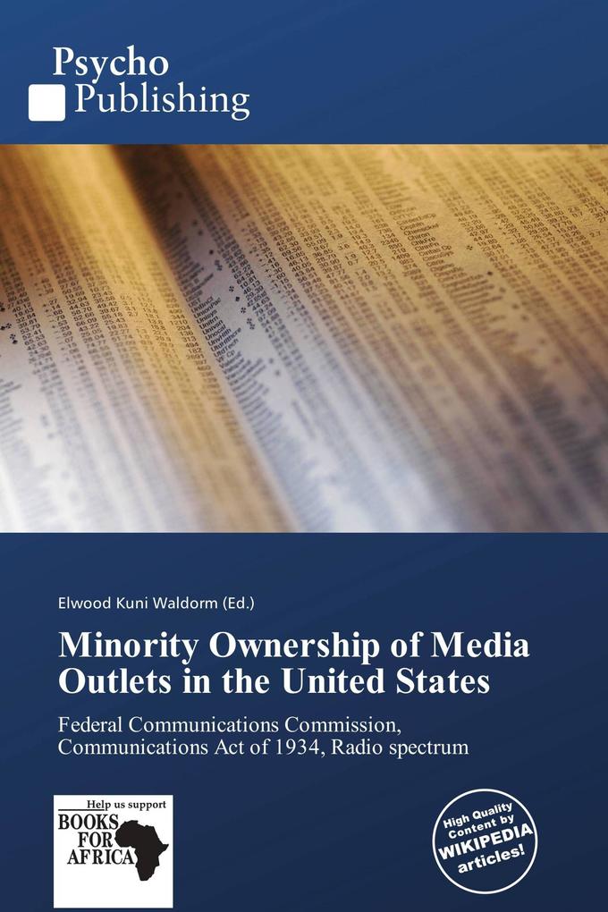 Minority Ownership of Media Outlets in the United States