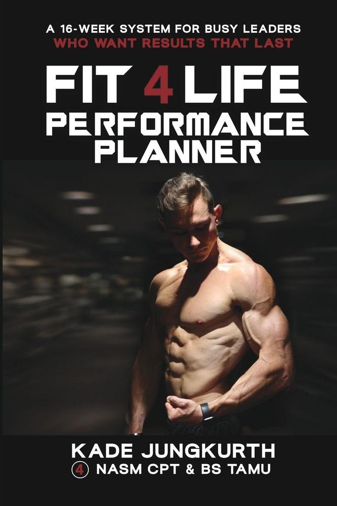 Fit 4 Life Performance Planner