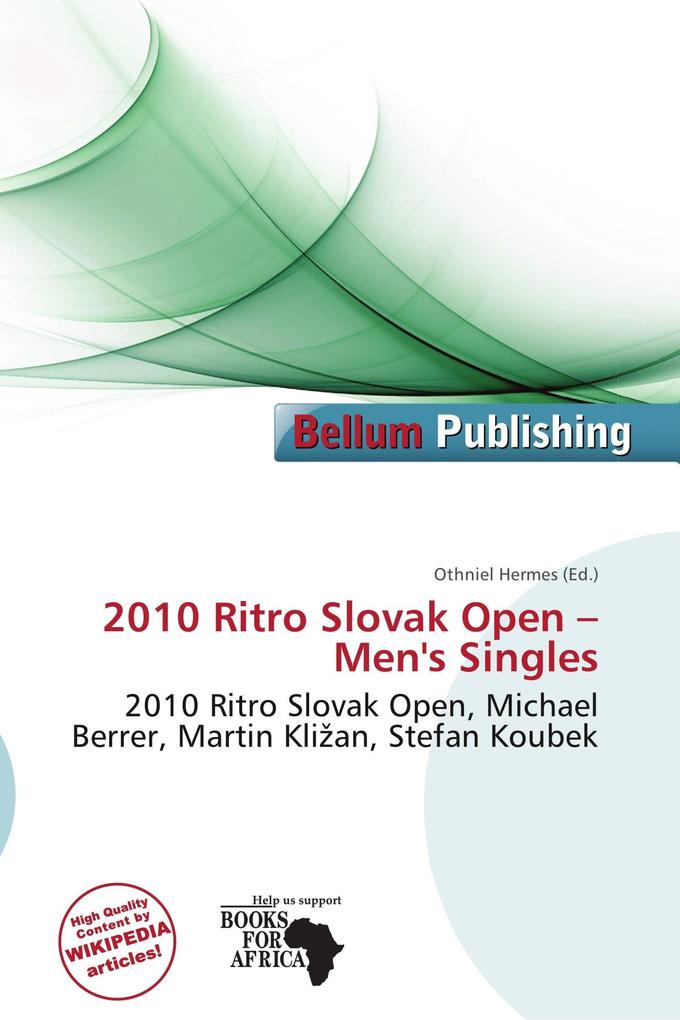 2010 Ritro Slovak Open - Men's Singles