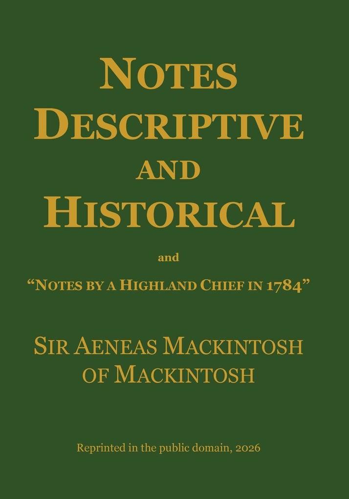 Notes Descriptive and Historical