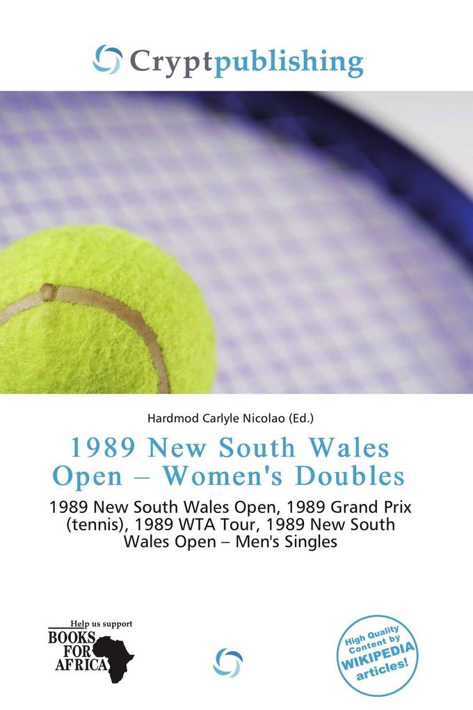 1989 New South Wales Open - Women's Doubles