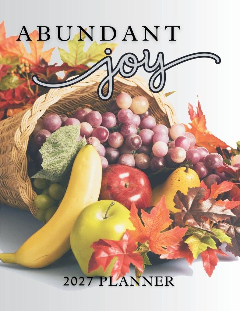 Abundant Joy Planner (gray cover)