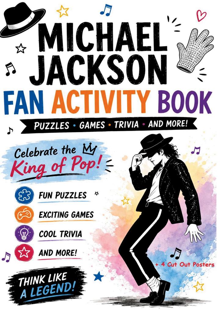 Michael Jackson Fan Activity Book
