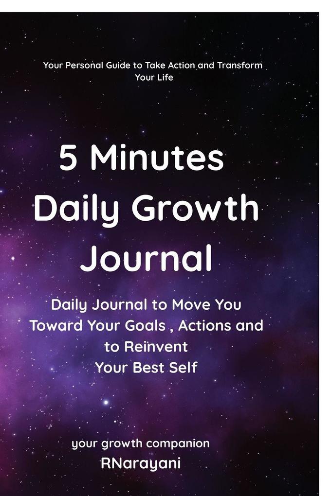 5 Minutes Daily Growth Journal
