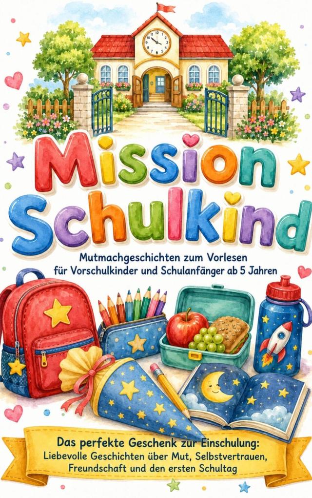 Mission Schulkind - Mutmachgeschichten zum Vorlesen für Vorschulkinder und Schulanfänger ab 5 Jahren