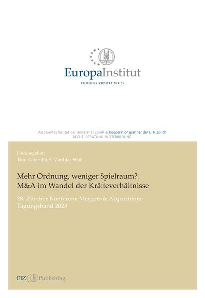 Mehr Ordnung weniger Spielraum? M&A im Wandel der Kräfteverhältnisse