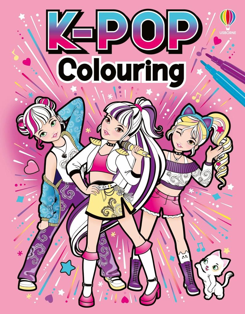 K-Pop Colouring Book
