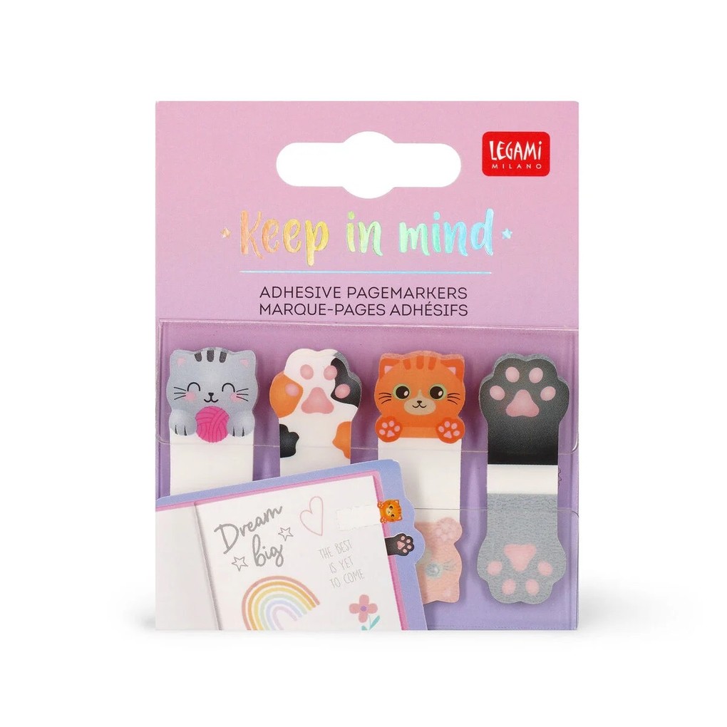 Legami Selbstklebende Seitenmarkierungen - Keep in Mind Kitty