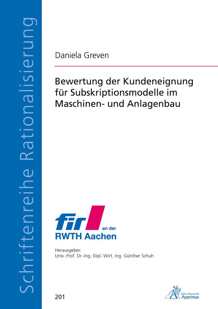 Bewertung der Kundeneignung für Subskriptionsmodelle im Maschinen- und Anlagenbau
