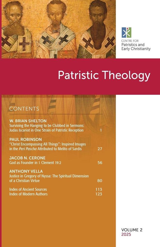 Patristic Theology Volume 2