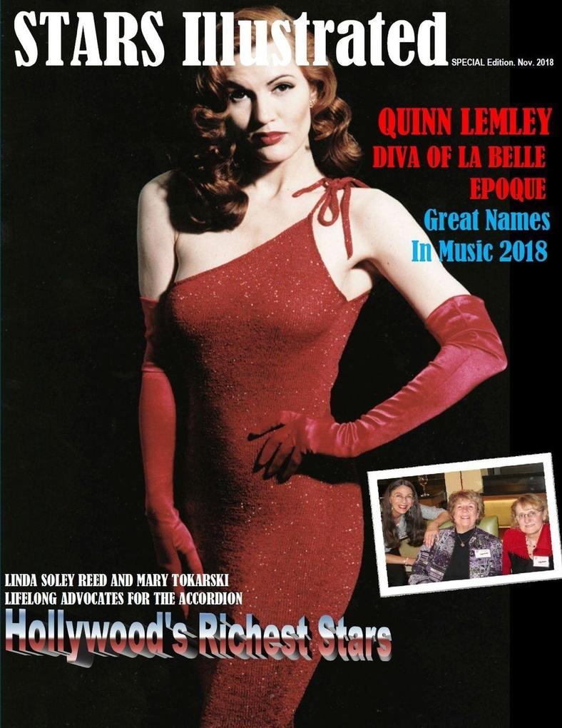 Stars Illustrated Magazine. Nov. 2018. In B&W. Int'l Edition. New York.