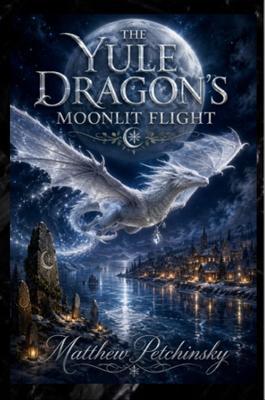 The Yule Dragon's Moonlit Flight