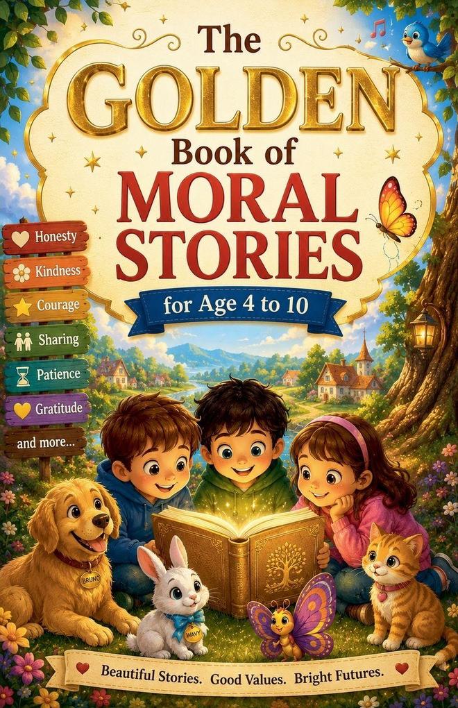 The Golden Book of Moral Stories for Age 4 to 10