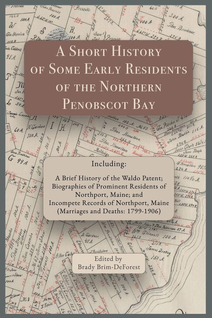 A Short History of Some Early Residents of the Northern Penobscot Bay