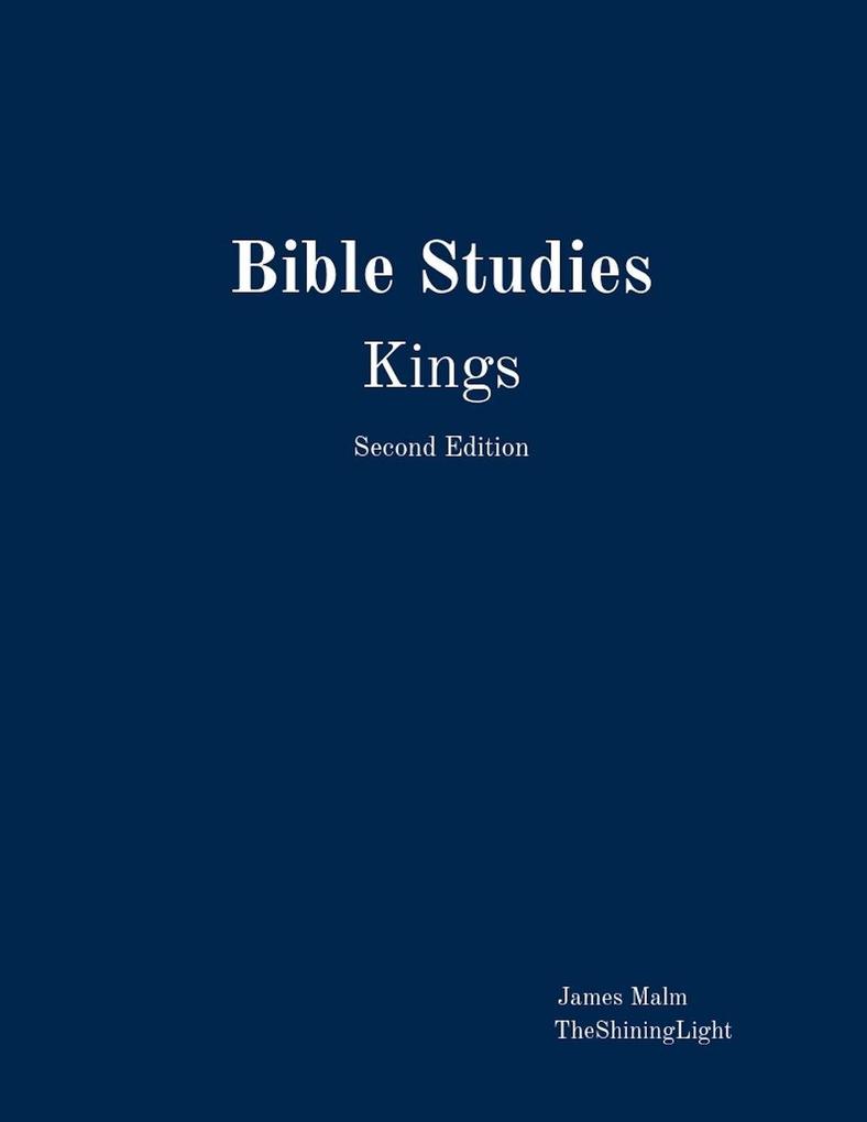 Bible Studies Kings