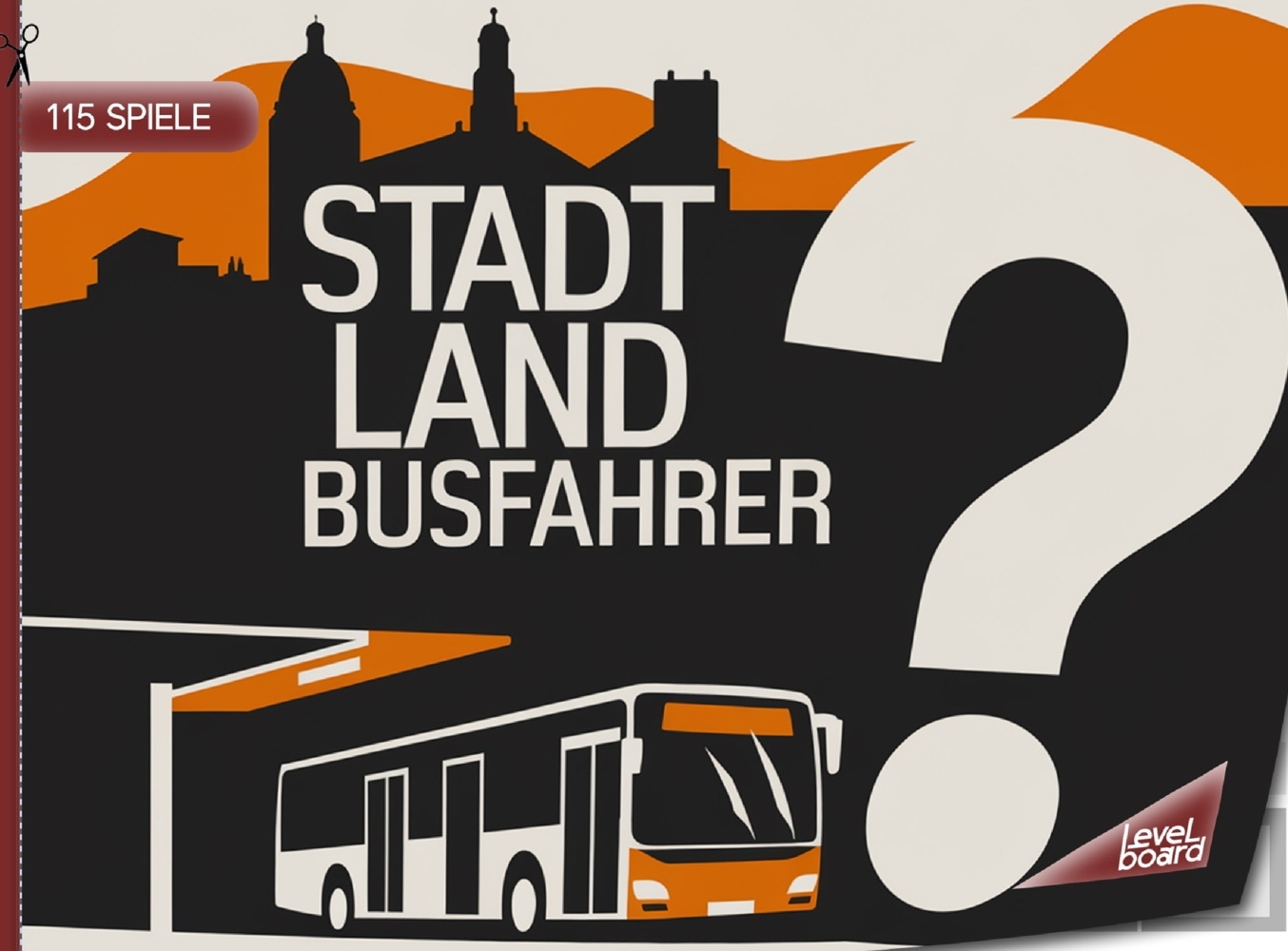 Stadt Land Busfahrer - 115 Spielblöcke