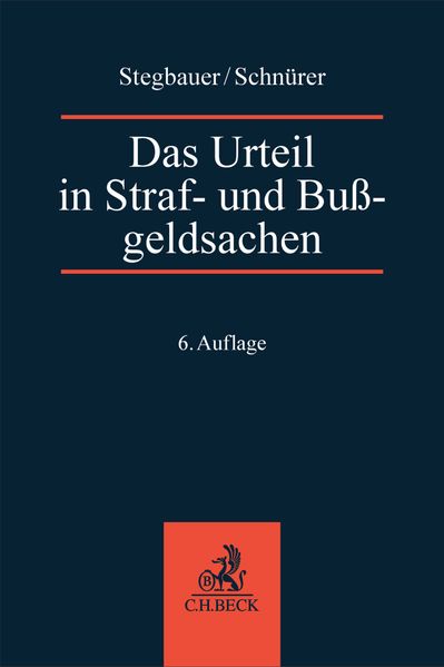 Das Urteil in Straf- und Bußgeldsachen