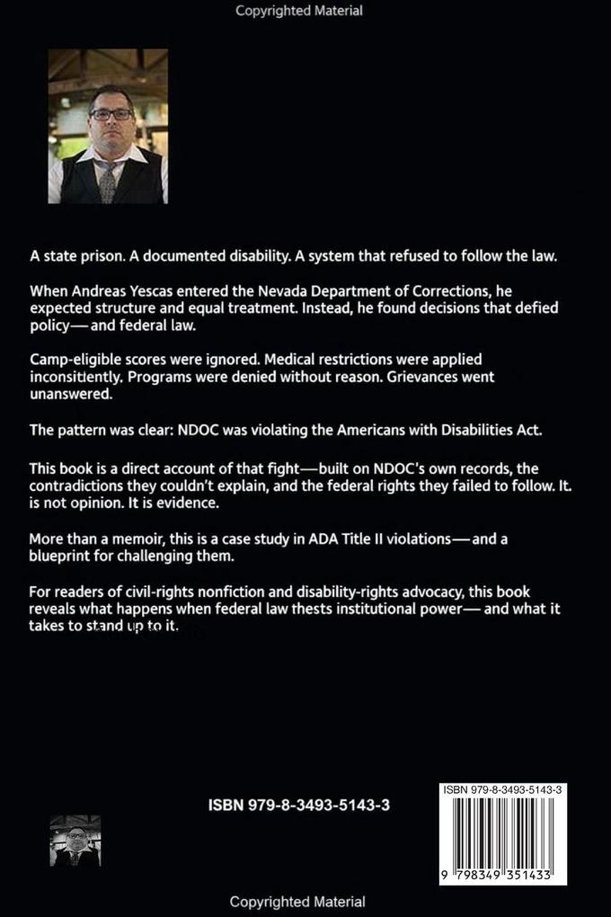 The First ADA Title II Case Against the Nevada Department of Corrections