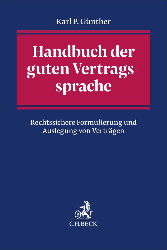 Handbuch der guten Vertragssprache