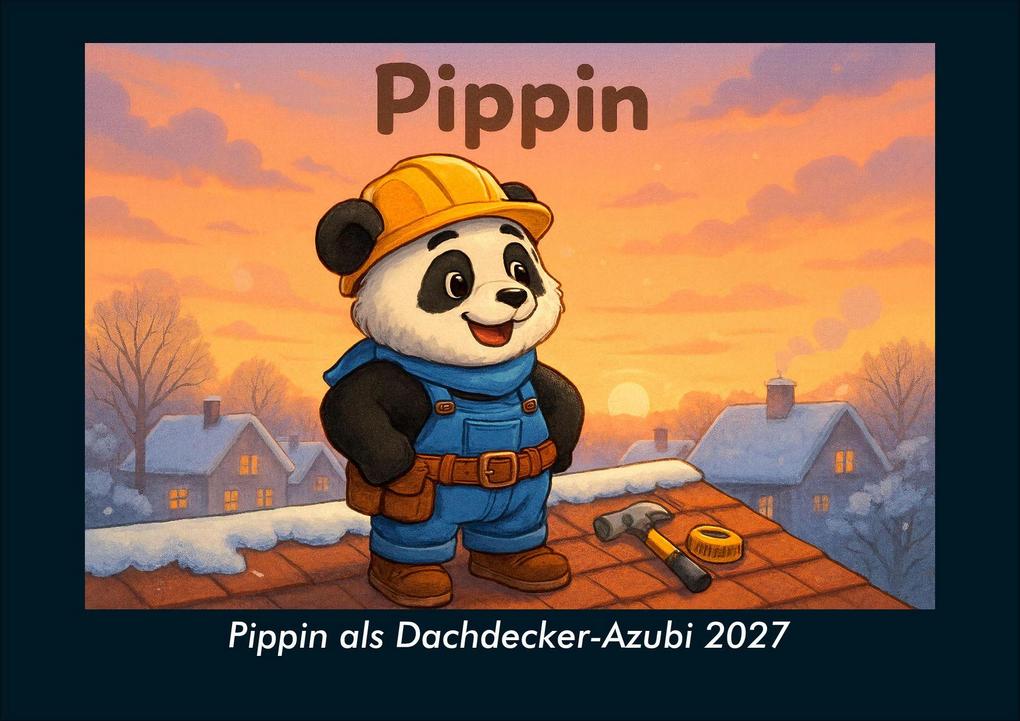 Pippin als Dachdecker-Azubi 2027 Fotokalender DIN A4