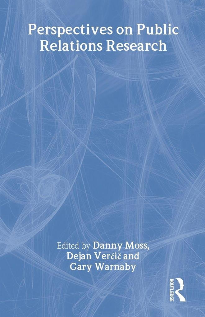 Perspectives on Public Relations Research