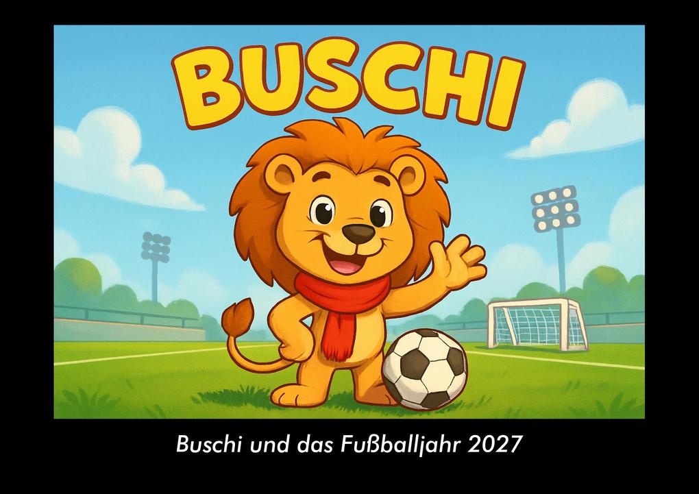 Buschi und das Fußballjahr 2027 Fotokalender DIN A3