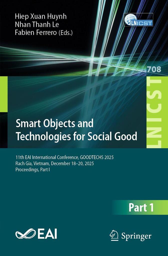 Smart Objects and Technologies for Social Good