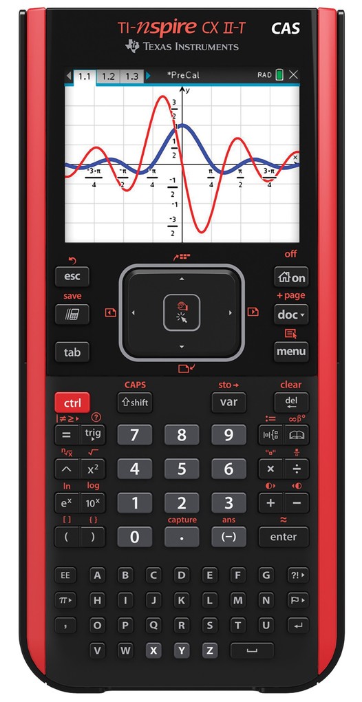 Texas Instruments TI NSPIRE CX II-T CAS calculator Pocket Graphing
