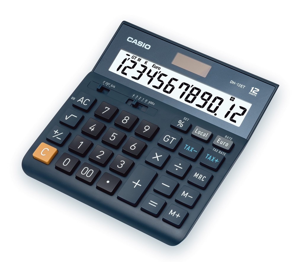 Casio DH-12ET calculator Desktop Basic Black