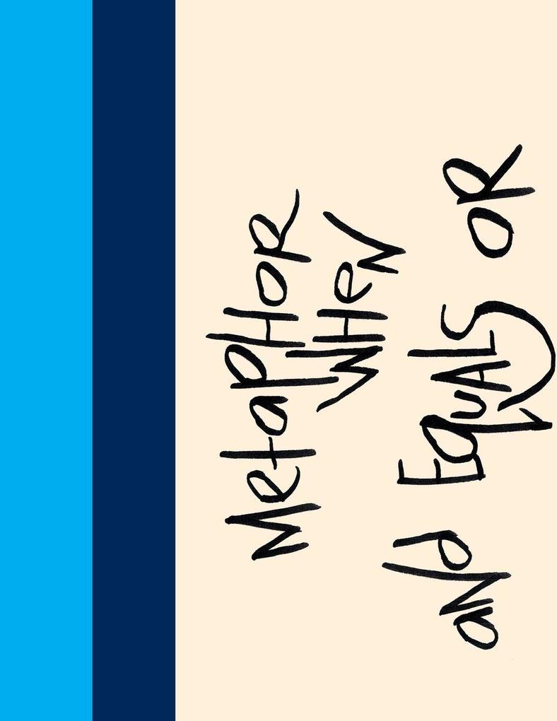Madding Mission 'Metaphor When And Equals Or' Jotter Book