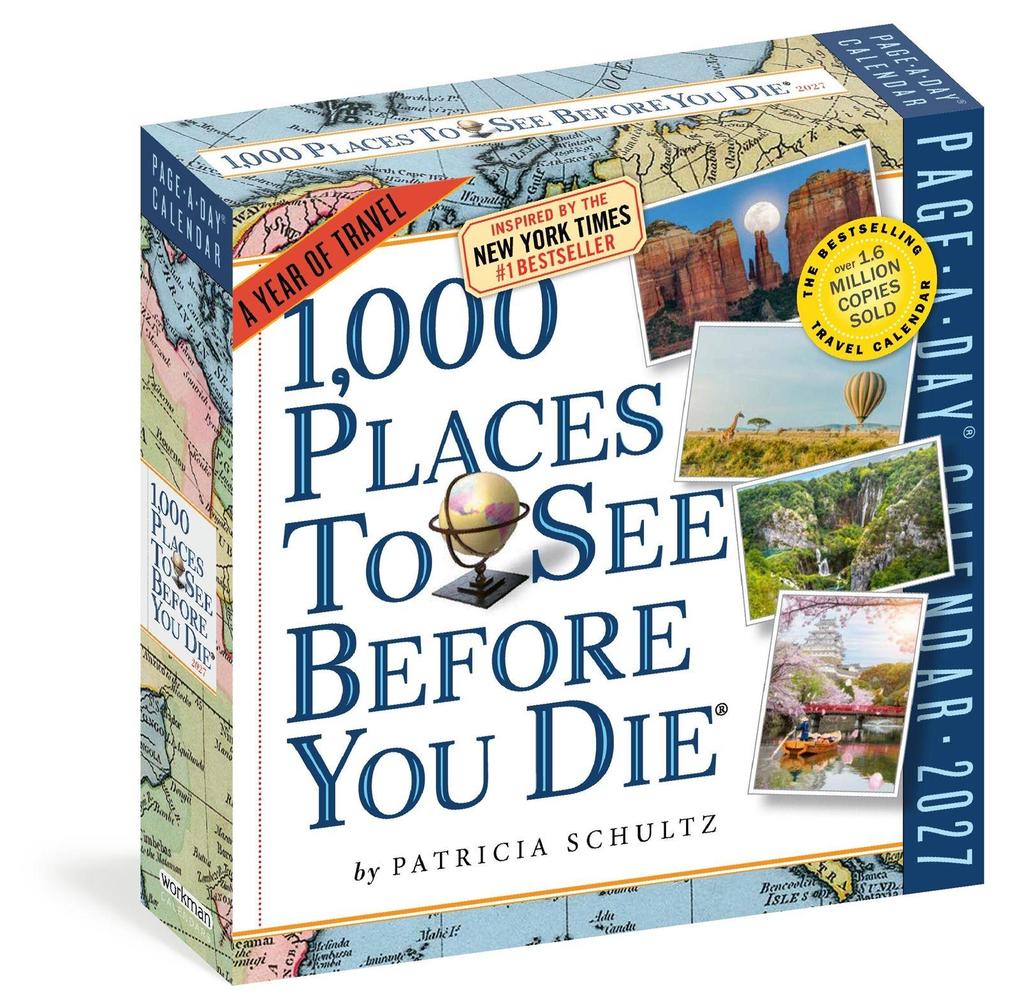 1000 Places to See Before You Die Page-A-Day® Calendar 2027