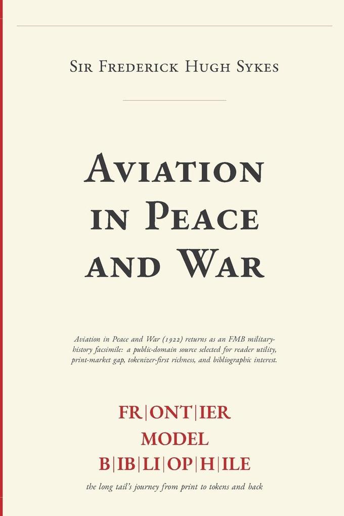 Aviation in Peace and War