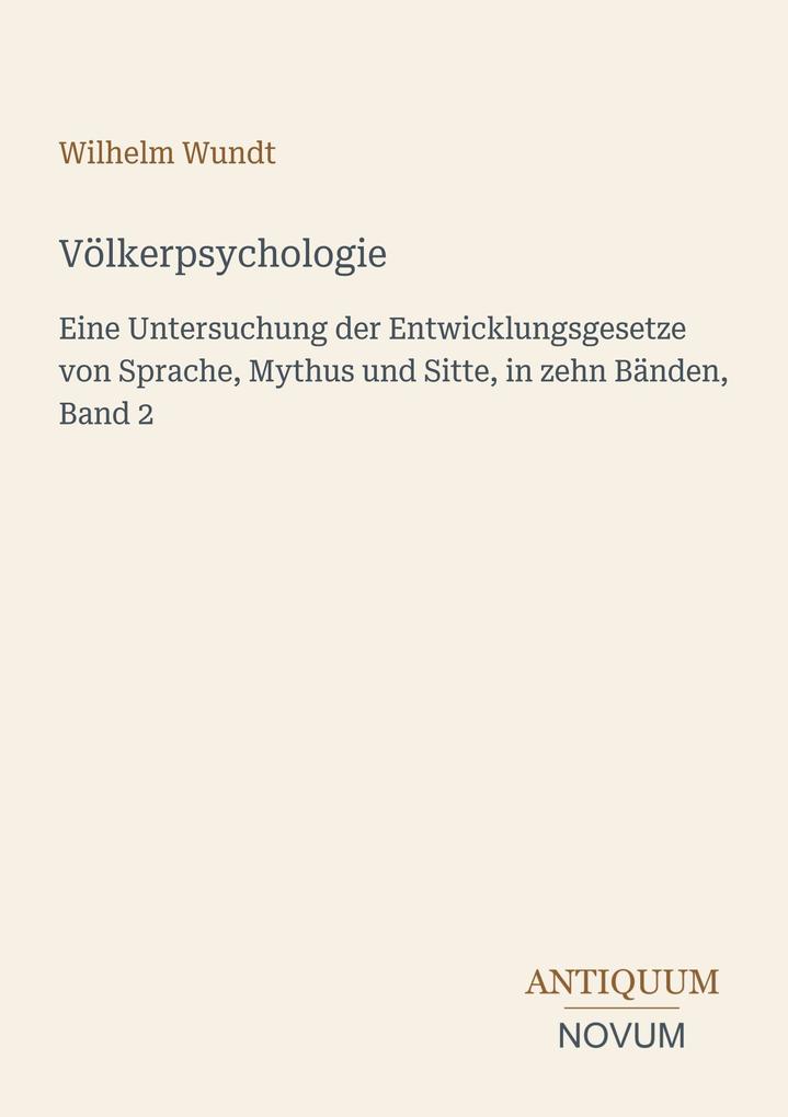 Völkerpsychologie
