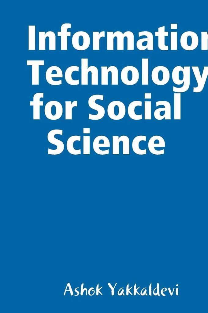 Information Technology for Social Science